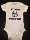 Star Wars Storm Pooper Trooper Baby Onesie