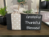 Faux Book Stack Home Decor Farmhouse