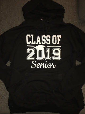 Senior Class of 2019 Sweatshirt Hoodie, High School Graduate
