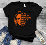 Halloween Mike Myers Masks and Social Distancing Shirt