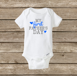 My First Father’s Day Baby Onesie, Baby Shower, Boy or Girl, Holiday