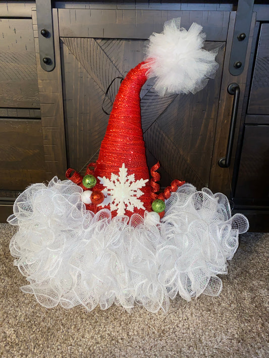 Santa Hat Handmade Wreath