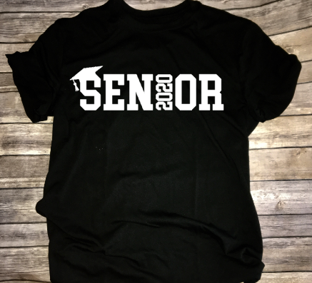 Senior 2020 Shirt Grad Graduation