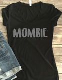 Women’s Halloween Mombie Zombie Shirt, Mom Life