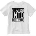 Straight into School Back to School Shirts All Grades