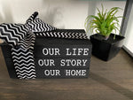 Faux Book Stack Home Decor Farmhouse