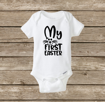 First 2025 easter onesie