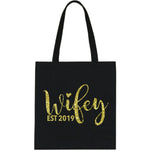 Wifey Tote Bag, Cute Gift for the New Bride