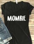 Women’s Halloween Mombie Zombie Shirt, Mom Life