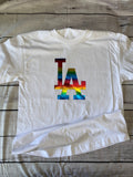 LA Dodgers Pride Baseball Shirt