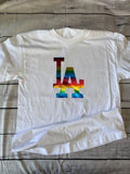 LA Dodgers Pride Baseball Shirt