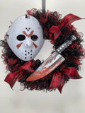 Halloween Spooky Horror Handmade Wreath
