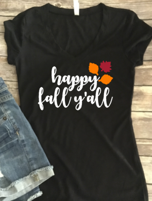Happy Fall Y’all Women’s Shirt Harvest Autumn