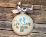 Baby’s First Christmas, Personalized Ornament Bulb