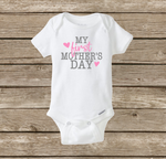 My First Mother’s Day Baby Onesie, Baby Shower, Boy or Girl, Holiday