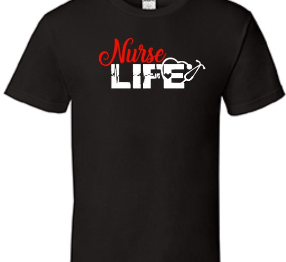 Nurse Life Shirt, Medical Life Line, Women’s Men’s