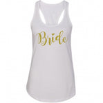 Women’s Bride Wifey Racerback Tank Top Shirt