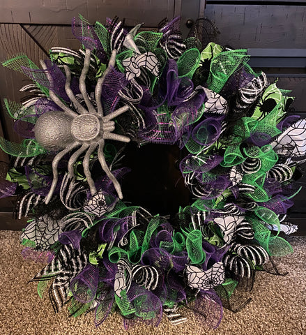 Halloween Wreath Frankenstein Inspired